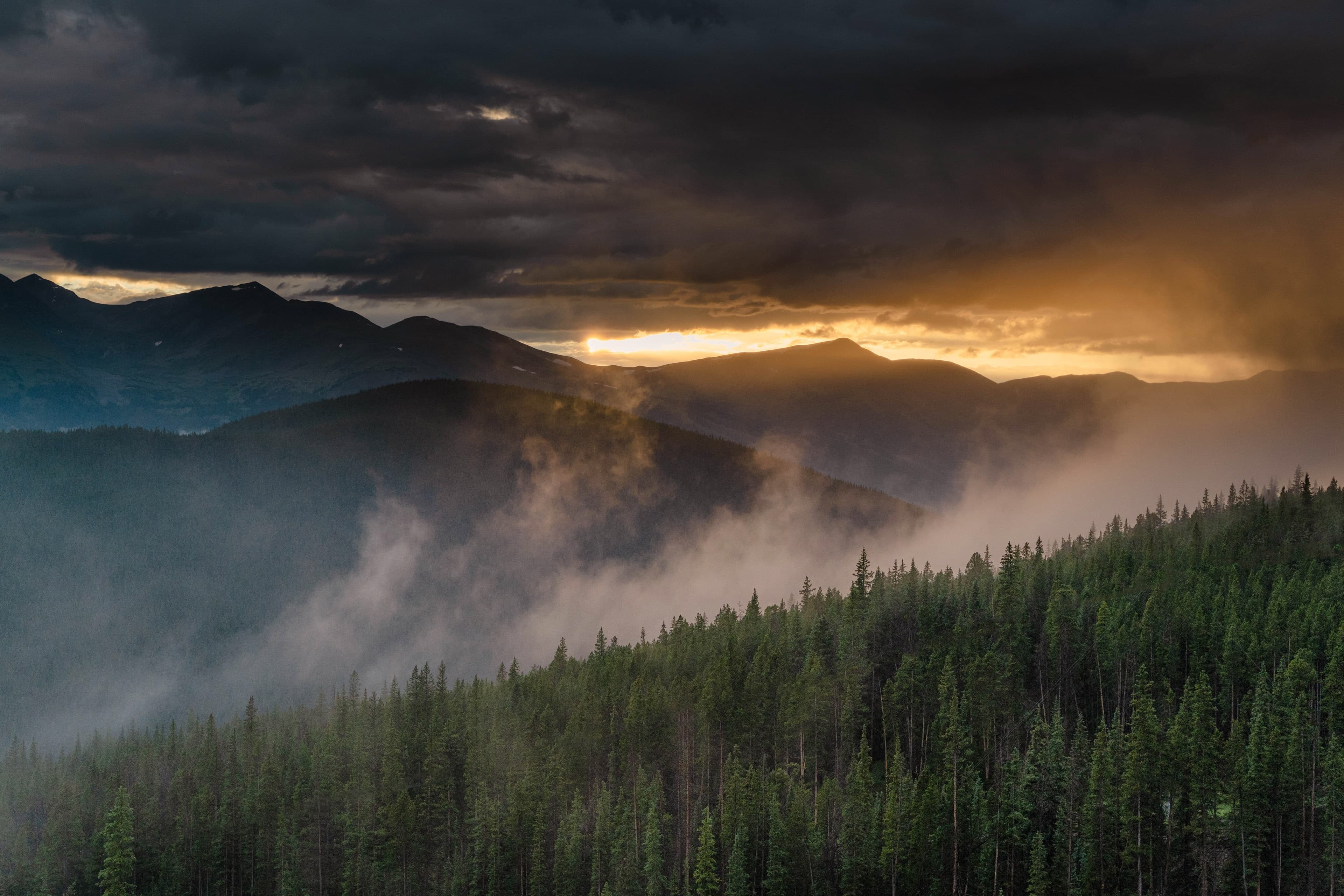 Stormlight Over Rocky Mountains
